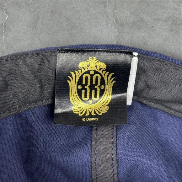 Rare Disneyland Club 33 Exclusive Soft Top Ball Cap Strap Back Hat - Picture 6 of 7